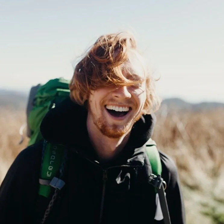 man laughing
